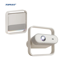Projecteur intelligent Topleo Android 14 450 ANSI Allwinner H727 avec mise au point automatique, évitement d'obstacles, Bluetooth, projecteur sans fil HD
