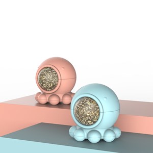 Wholesale Small Octopus <b>Ball</b> Toy with Silicone Geometric Pattern Scratching and Catnip for Exercise - Product Image 1