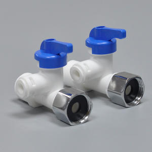 Válvula de bola de tres vías de plástico con entrada de 1/2 pulgada para purificador de agua, uso en cocina - Product Image 5