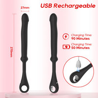 Masseur stimulant le point G avec perles incurvées pour stimulation intime