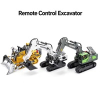 Meilleure Vente : Ensemble de Jouets Camion de Construction RC 2,4 GHz à l'Échelle, Excavatrice Télécommandée – Cadeau d'Anniversaire pour Garçons