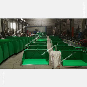 Boîte de transport basculante à <span class=keywords><strong>3</strong></span> <span class=keywords><strong>points</strong></span> pour tracteurs compacts; <span class=keywords><strong>Godet</strong></span> <span class=keywords><strong>arrière</strong></span> monté sur tracteur de transport agricole 1.2m -1.5m-1.8m-2.1m - Product Image 6