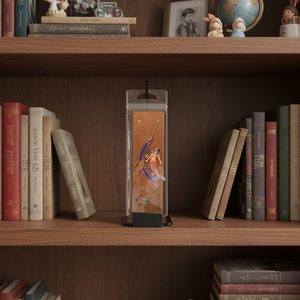Marcapáginas de latón con diseño de sirena en degradado de color, chapado en oro/plata, la mejor calidad para libros, papelería creativa - Product Image 2