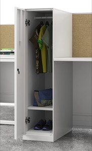 Modern Modular Convertible <b>Office</b> Furniture Staff <b>Desk</b> Work Station with Steel Brackets Direct Factory Sale Wooden <b>Computer</b> <b>Desk</b> - Product Image 6