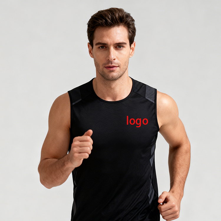 Custom Logo Gym Running Moisture-Wicking Sports Yoga Tank Top High Quality Fitness Wear Crew Neck Tank Tops