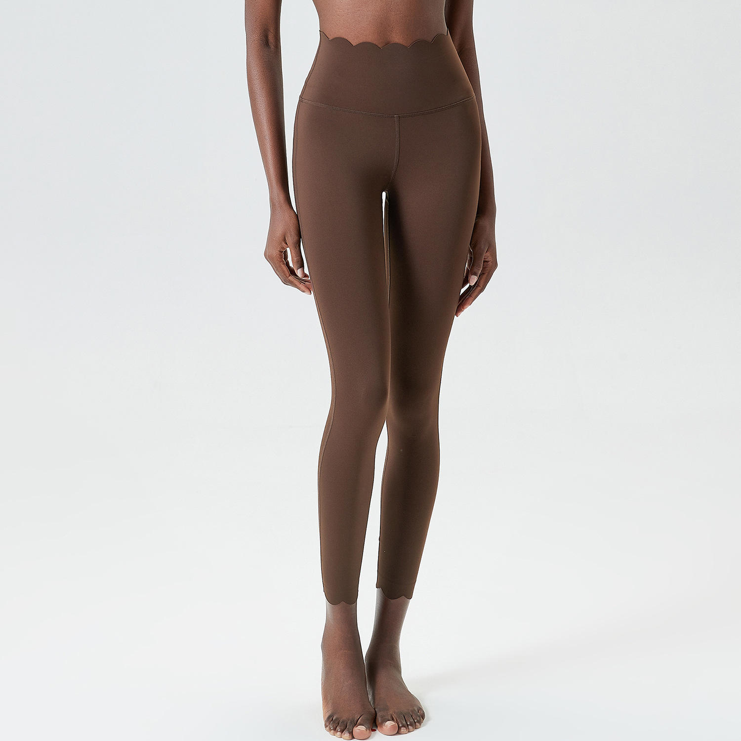 เลกกิ้งสีน้ำตาล