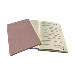 Diario Personalizzato in Cartone Rigido con Copertina in Lino, Rilegatura a Spirale, Finitura in Pelle a Bordi Lisci per Gratitudine, Consapevolezza e Cura di Sé - Product Image 4