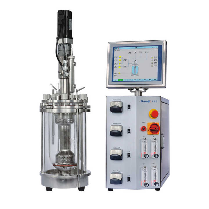 Lab Glass Bio Reactor for Fermentation Purposes in Labs
