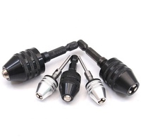 Mini mandrin de perçage sans clé à 3 mâchoires 1/4, 0,3-8 mm, auto-serrant, pneumatique/électrique, haute précision, embouts coniques Jacobs, outils de fixation