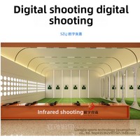 Simulateur de tir numérique Liangjia d'intérieur à double capacité, non gonflable, avec design 3D pour divertissement et amusement
