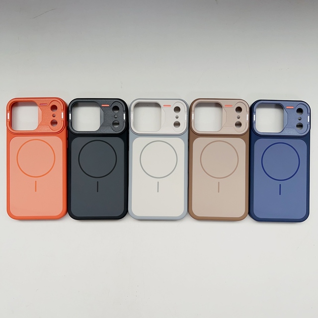 Luxury Matte Magnetic Mobile Phone Case for iPhone 17 Air 18 Pro Max 17 16 15 14 13 12 Shockproof Wireless Charging Back Cover