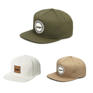 High Quality Snapback Hat <b>Flat</b> Brim Strapback Adjustable Trucker <b>Cap</b> Unisex Hat 5-Panel Woven Patch Sports Gorras <b>Caps</b> for <b>Men</b> - Product Image 1
