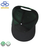 Gorra de Béisbol de 6 Paneles de Tela de Algodón con Parche de Cuero Bordado Personalizado de Alta Calidad OEM ODM con Etiqueta Privada para Todos