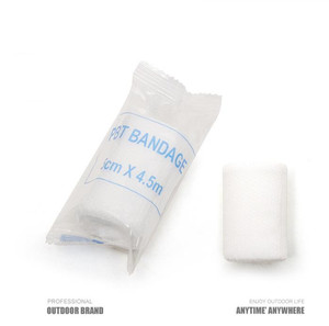 لفائف شاش قطنية مرنة للاستخدام مرة واحدة من SJ، معبأة بشكل فردي، ضمادة طبية لتضميد الجروح - Product Image 1