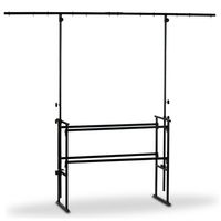 Support Audio Mobile réglable de 4 pieds, barre d'éclairage pour Table DJ