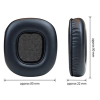 Coussinets d'oreille de remplacement en cuir protéiné pour casque Razer Tiamat V1 2.2, coussinets pour Tiamat 2.2 première génération