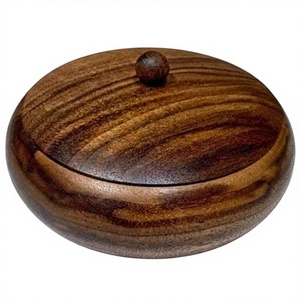 Eco-Friendly Wooden Spice <b>Jar</b> with Wooden Lid 250mL Capacity Classic Design <b>for</b> Dry Food <b>Storage</b> & Home Decor - Product Image 4