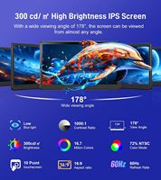 Monitor Táctil FHD de 15.6 Pulgadas con Pantalla IPS, Resolución 1920x1080, Frecuencia de Actualización de 60 Hz, Interfaz Tipo C