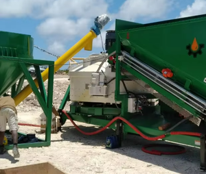 Mini-centrale à ciment en France, centrale à <span class=keywords><strong>béton</strong></span> mobile avec brise-grands sacs et silo - Product Image 4
