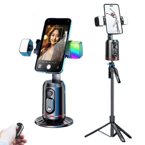 Perche à <span class=keywords><strong>selfie</strong></span> DODOUP avec lumière LED sans fil compatible Bluetooth, trépied extensible avec déclencheur à distance pour smartphone - Product Image 1