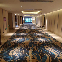 Tapis mural 80% laine 20% nylon de qualité supérieure impression de sol tapis Axminster de luxe design personnalisé tapis de couloir d'hôtel