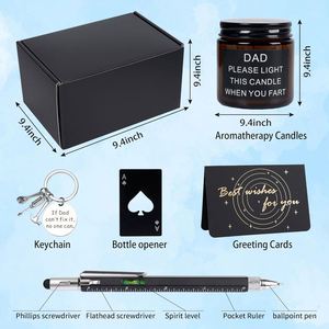 Coffret Cadeau Luxe Coloré Fête des Pères – Gobelet en Acier Inoxydable, Casquette de Baseball, Porte-clés – Cadeau d'Anniversaire Personnalisé pour Homme, pour Papa - Product Image 3