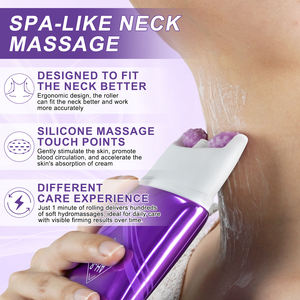 YECUCE 120g AH-8 넥 리프트 퍼밍 크림 Hexapeptide 함유 보습 깊은 수분 부드러운 피부 목 펌 크림 롤러 - Product Image 3