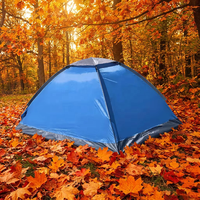Tente de camping automatique JADE PEAK 205, polyester, fibre de verre, une chambre, imperméable, pour 1 à 2 personnes, abri extérieur