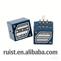 Potenciómetro Rotatorio de Audio RUIST Original Alps Serie RK27, 100KA, Doble Unidad, 6 Pines, Ranurado, Mango de 25mm, 5KA, 10KA, 20KA