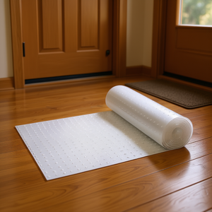 Protecteur de tapis en PVC, 12 pieds x 12 pouces, rectangulaire, anti-rayures, tapis de porte pour animaux domestiques, entrée, toutes saisons, sol en plastique antidérapant - Product Image 2