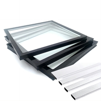 Barres d'espacement en aluminium modernes et durables Lukliving pour vitrage isolant avec isolation thermique et conception pliable pour double vitrage