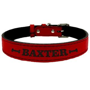 Collares para Mascotas de Cuero PU Impermeable con Cierre de Metal Ajustable Personalizado, Hundehalsband, <span class=keywords><strong>Collar</strong></span> de Perro de Cuero Sintético Grabable con Láser - Product Image 6