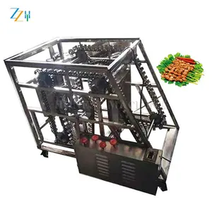 High Output Barbecue Machine / Small Machine Make Kebab Chicken And Meat / Electric Kebab Making Machine