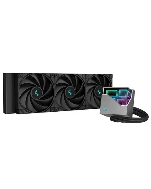 DeepCool LT720 360MM 4th Gen Dual-Chamber AIO Liquid Cooler Multidimensional Infinity Mirror ARGB Block Anti-Leak Computer Case