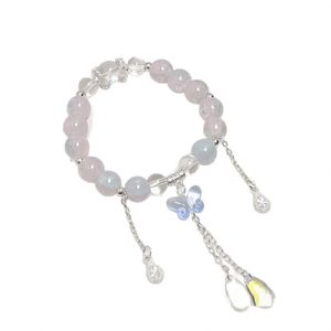 Exquisite Butterfly Waterdrop Tassel Pendant Colorful Crystal <b>Bracelet</b> Sweet Colorful <b>Beads</b> <b>Bracelet</b> Korean <b>Bead</b> <b>Bracelet</b> - Product Image 3