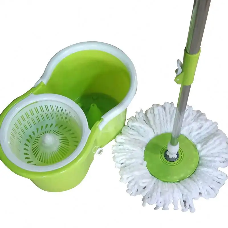 Easy Clean Magic Mikro faser Mops Baumwolle Rotary Rotating Versand bereit 128 Cm Spin Mop mit Single