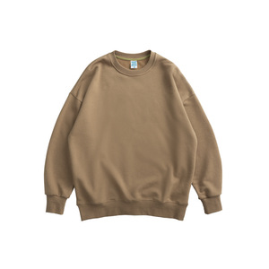Felpa da Donna in Spugna Marrone, Girocollo, <span class=keywords><strong>Senza</strong></span> Cappuccio, Personalizzabile per <span class=keywords><strong>Stampa</strong></span> DTG - Product Image 2