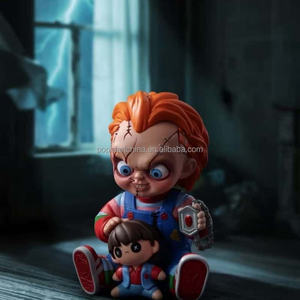 Venta caliente Auténtico POPMARTT <span class=keywords><strong>Chucky</strong></span> Serie de franquicias Caja ciega Regalos de Halloween Juguetes Estatuilla Cajas misteriosas - Product Image 2