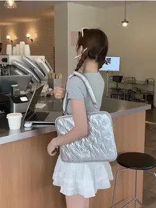 Nueva Academia <span class=keywords><strong>de</strong></span> estilo para mujer adecuada para Macbookair/pro13/14 pulgadas 15,6 bolsa interior <span class=keywords><strong>de</strong></span> computadora - Product Image 5