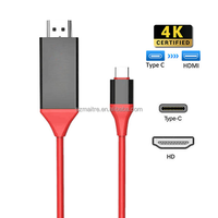 Câble USB HD HDTV pour Smartphone vers TV 2M gaine PVC câble VR USB-C pour HDMI 4K IP Line TV pièces qualité Hyp Er Ipt HD récepteurs