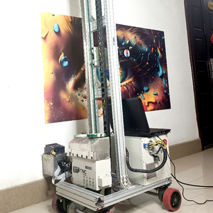 Machine de peinture murale robot sur feuille de PVC Machine d'impression murale pour carreaux de céramique Imprimante murale 3D verticale - Product Image 1