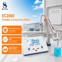 Testeur de conductivité TDS portable SYU EC200E avec stockage de données de base, lecteur EC, ATC, lecture continue, pour la qualité de l'eau des petites entreprises