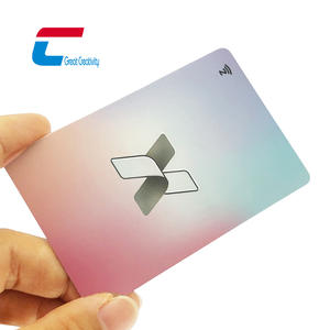 Custom 13.56mhz PVC Plastic RFID Smart Card NTAG 215 Gold NFC Club Membership Card - Product Image 3