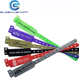 13.56Mhz Disposable RFID Bracelet Vinyl Id Wristband For Events