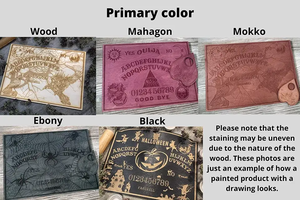 <span class=keywords><strong>Ouija</strong></span> planche lune en cristal en bois grille planche gothique sorcière décor esprit <span class=keywords><strong>jeu</strong></span> occulaire pratique cadeau d'halloween - Product Image 6