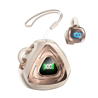 Écouteurs intra-auriculaires J82 à clipser, V5.4, son surround, affichage LED, réduction de bruit ENC, commande tactile, chargement sans fil Type-C, 30H, ajustement flexible