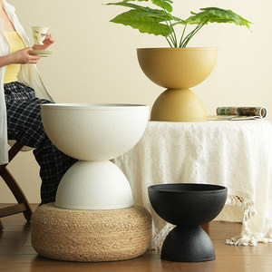 Vasi per Piante da Giardino in Stile Nordico Semplice con Fori di Drenaggio per Loto Idroponico, Ninfee e Decorazioni per Piante Domestiche - Product Image 1