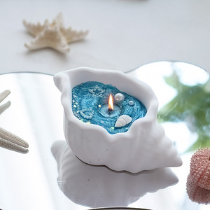 Escuchar Concha Vela <span class=keywords><strong>de</strong></span> aromaterapia Regalo Fragancia Grupo Salón <span class=keywords><strong>de</strong></span> construcción Actividad <span class=keywords><strong>de</strong></span> arte para padres e hijos HandmadeDIYMaterial - Product Image 4