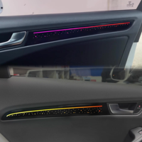 SJC Auto LED Éclairage Ambiant pour Audi A5 2010-2016 Modèles 64 couleurs Dynamic Symphony Saddle Ambient Lighting Kit Accessoires de voiture