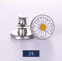 調節可能なパンツはボタンメタルジーンズピンボタン服を飾るウエスト調節DIY服用品のための完璧なフィットボタン